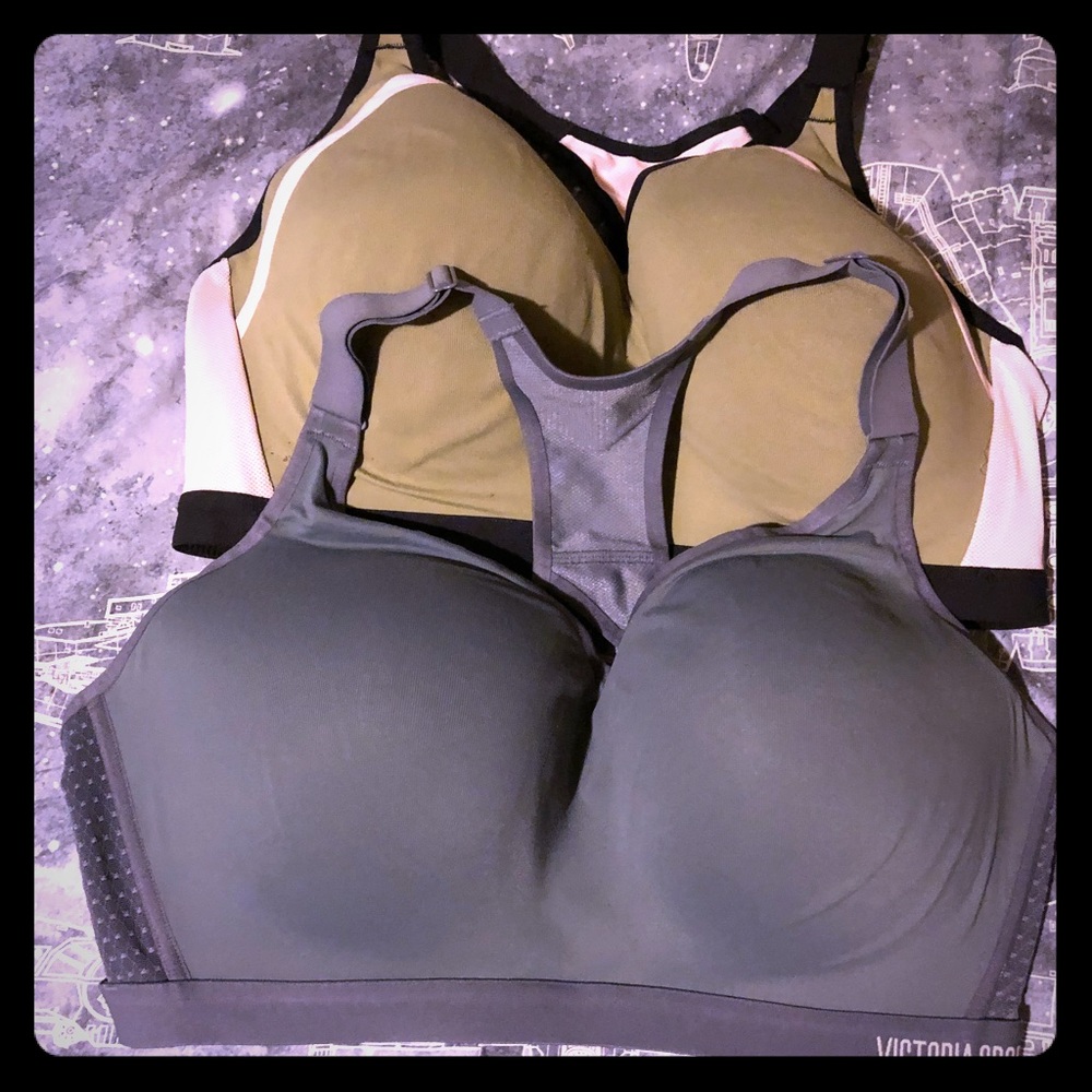 Lot of 2 Victoria’s Secret sports bras- 40DD